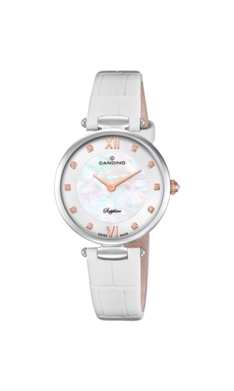 Reloj Suizo CANDINO para mujer, colección LADY ELEGANCE color Plateado C4669/3