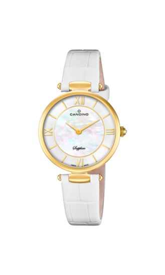 Silberner DamenSchweizer Uhr CANDINO LADY ELEGANCE. C4670/1