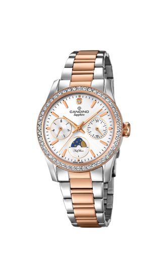 Weißer DamenSchweizer Uhr CANDINO LADY CASUAL. C4688/1