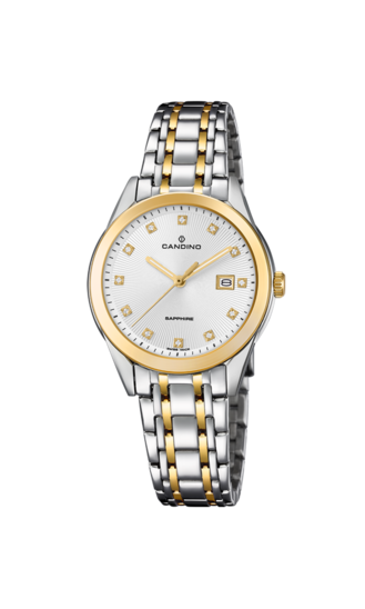 Witte Dames Zwitsers Horloge CANDINO COUPLE. C4695/1
