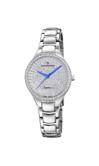 Silberner DamenSchweizer Uhr CANDINO LADY PETITE. C4696/1