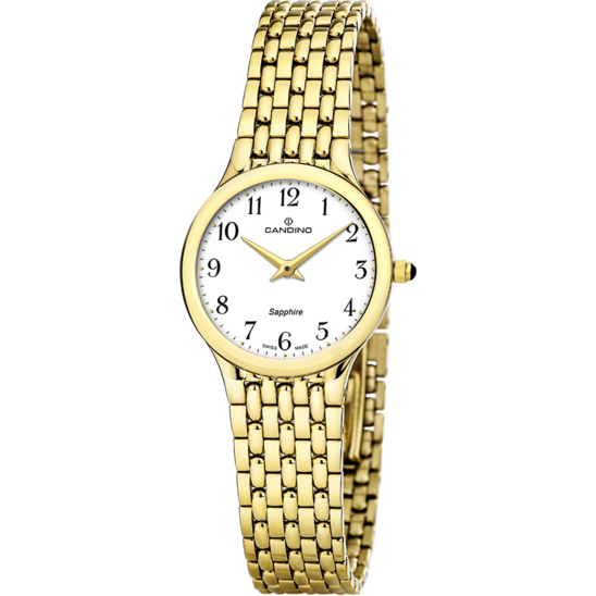 Weißer DamenSchweizer Uhr CANDINO COUPLE. C4365/1