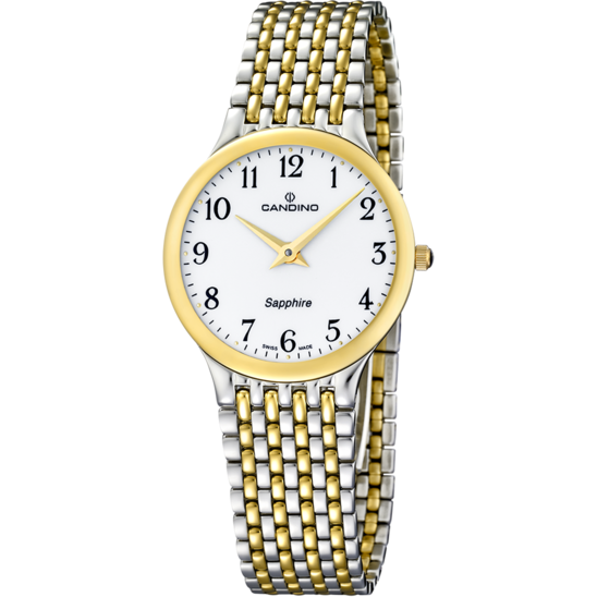 Swiss Men's CANDINO watch, white. Collection COUPLE. C4414/3