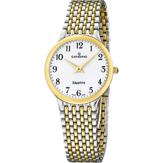 Witte Heren Zwitsers Horloge CANDINO COUPLE. C4414/3