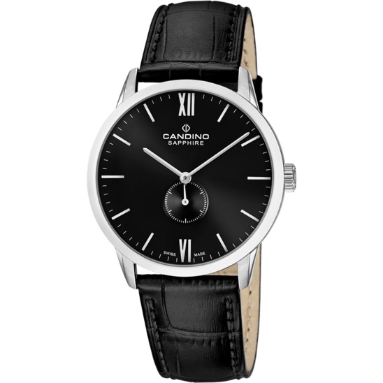 Schwarzer MännerSchweizer Uhr CANDINO GENTS CLASSIC TIMELESS. C4470/4