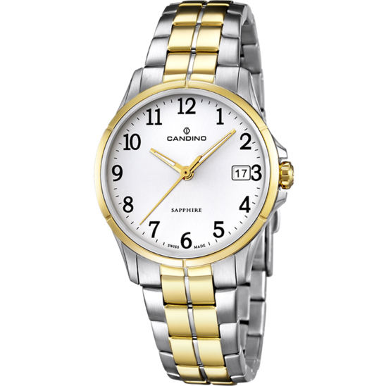 Reloj Suizo CANDINO para mujer, colección LADY CASUAL color Blanco C4534/4