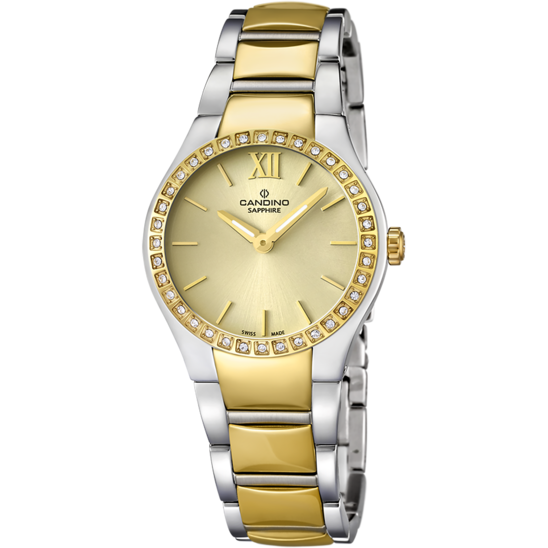 Relógio feminino CANDINO LADY PETITE de cor dourada. C4538/2