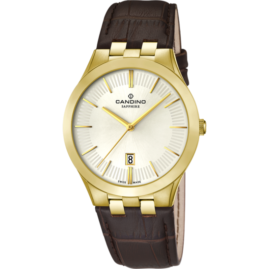 Witte Heren Zwitsers Horloge CANDINO COUPLE. C4542/1