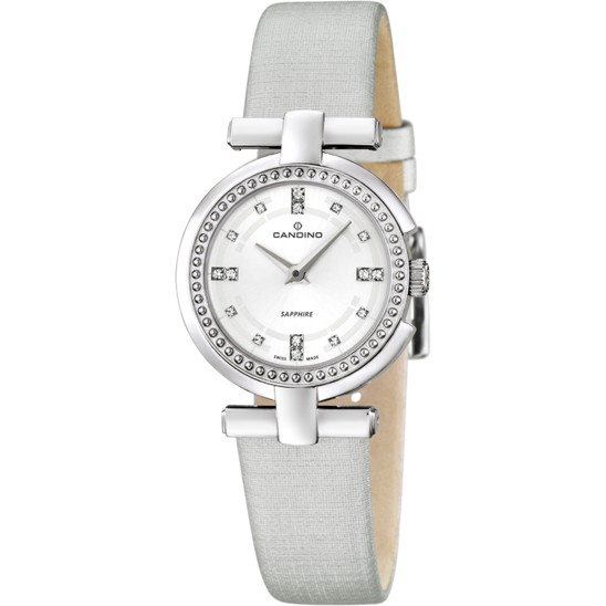 Witte Dames Zwitsers Horloge CANDINO LADY PETITE. C4560/1