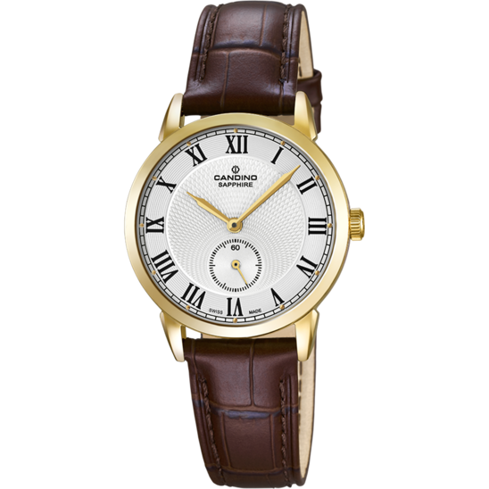 Silberner DamenSchweizer Uhr CANDINO COUPLE. C4594/2