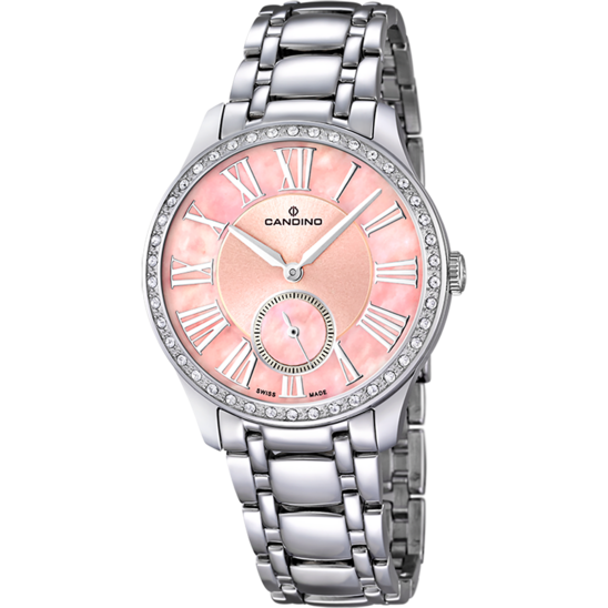 Buy Edinaro Round Dial Stainless Steel Bracelet Chain Analogue Wrist Watch  for Women and Girls -(ED-2056W) Online at Best Prices in India - JioMart.