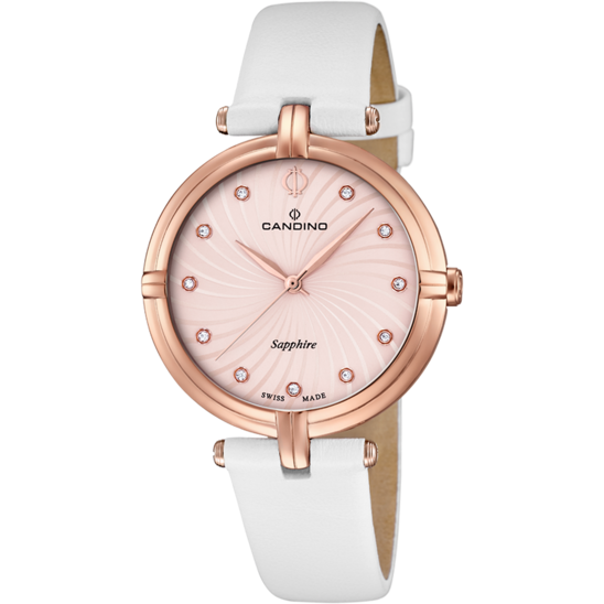 Goldener DamenSchweizer Uhr CANDINO LADY ELEGANCE. C4600/1