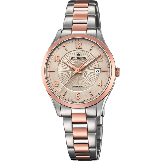 Swiss Women's CANDINO watch, beige. Collection COUPLE. C4610/2