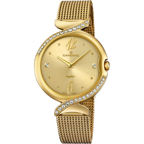Swiss Women's CANDINO watch, beige. Collection LADY ELEGANCE. C4612/2
