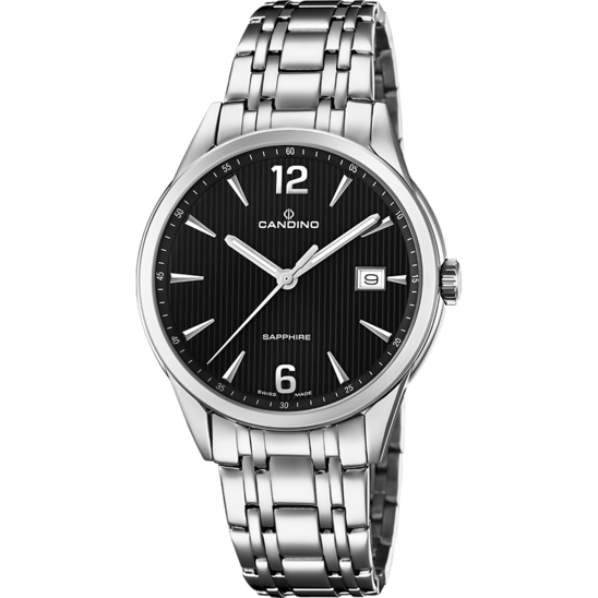 Swiss Men's CANDINO watch, black. Collection COUPLE. C4614/4