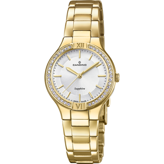 Gouden Dames Zwitsers Horloge CANDINO LADY PETITE. C4629/1