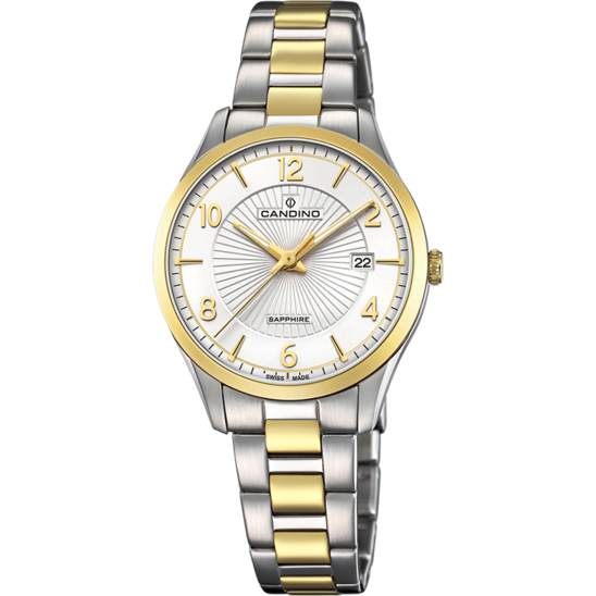Gouden Dames Zwitsers Horloge CANDINO COUPLE. C4632/1