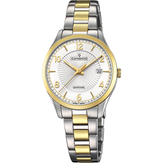 Goldener DamenSchweizer Uhr CANDINO COUPLE. C4632/1