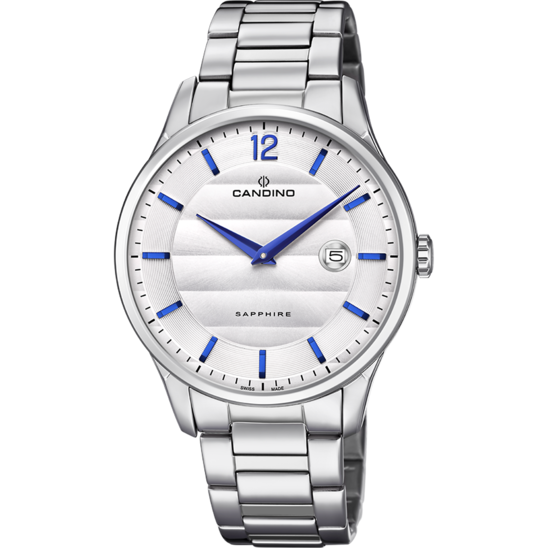 Relógio masculino CANDINO GENTS CLASSIC TIMELESS de cor prateada. C4637/1