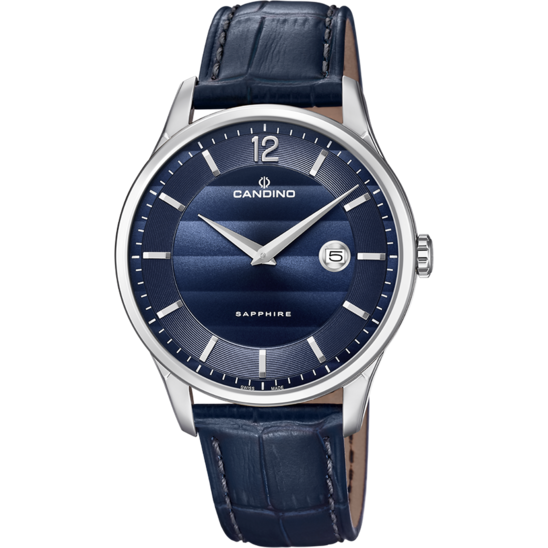 Swiss Men's CANDINO watch, blue. Collection GENTS CLASSIC TIMELESS. C4638/3