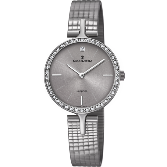 Reloj Suizo CANDINO para mujer, colección LADY ELEGANCE color Gris C4647/1