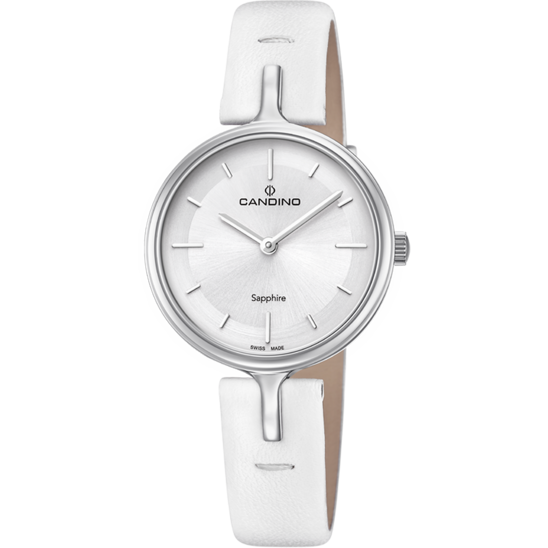 Zilveren Dames Zwitsers Horloge CANDINO LADY ELEGANCE. C4648/1