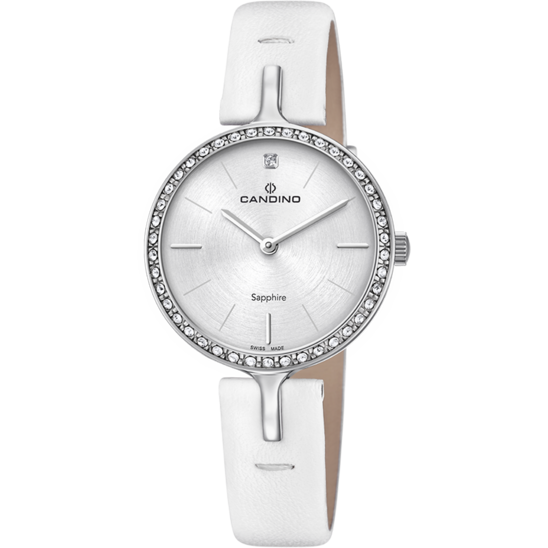 Zilveren Dames Zwitsers Horloge CANDINO LADY ELEGANCE. C4651/1