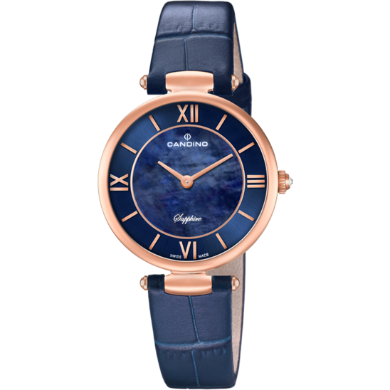 Reloj Suizo CANDINO para mujer, colección LADY ELEGANCE color Azul C4671/2