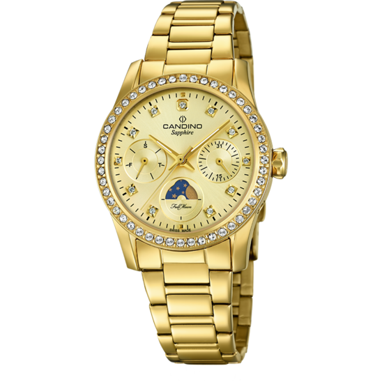 Relógio feminino CANDINO LADY CASUAL de cor bege. C4689/2