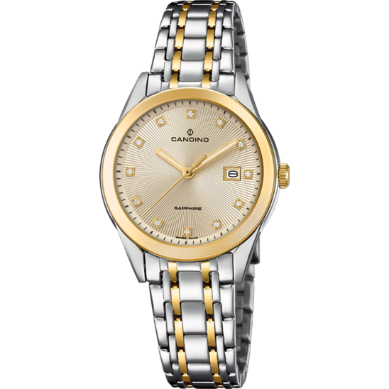 Swiss Women's CANDINO watch, beige. Collection COUPLE. C4695/2