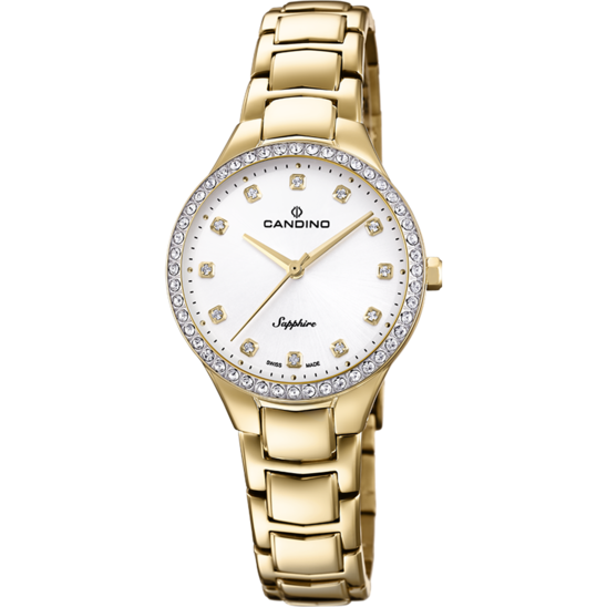 Swiss Women's CANDINO watch, white. Collection LADY PETITE. C4697/2