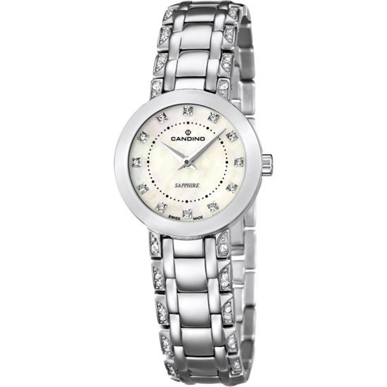 Swiss Women's CANDINO watch, white. Collection LADY PETITE. C4713/1