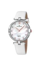 Relógio feminino CANDINO LADY ELEGANCE de cor branca. C4601/2