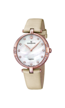 Relógio feminino CANDINO LADY ELEGANCE de cor branca. C4602/1