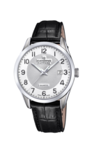 CANDINO MEN'S SILVER LEATHER WATCH BRACELET C4710/A