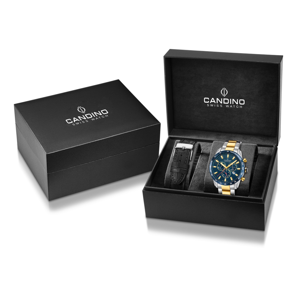 Orologio da uomo Candino Swiss Made Gents Chrono C4748/B