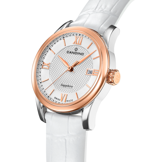 Swiss Women's CANDINO watch, silver. Collection LADY ELEGANCE. C4737/2