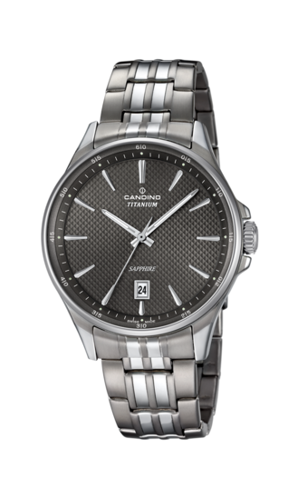 Swiss Men's CANDINO watch, gray. Collection TITANIUM. C4606/3