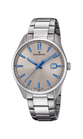 Grijs Heren Zwitsers Horloge CANDINO GENTS CLASSIC TIMELESS. C4621/2