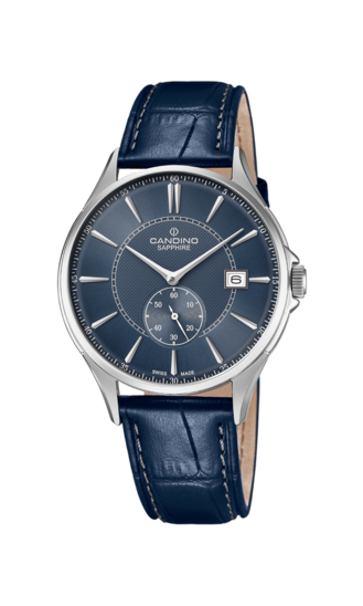Blauer MännerSchweizer Uhr CANDINO GENTS CLASSIC TIMELESS. C4634/5