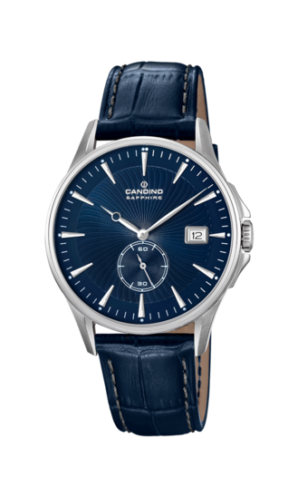 Blauer MännerSchweizer Uhr CANDINO GENTS CLASSIC TIMELESS. C4636/3