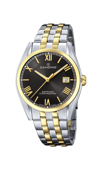 Zwarte Heren Zwitsers Horloge CANDINO COUPLE. C4702/D