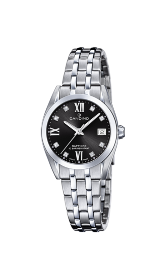 Reloj Suizo CANDINO para mujer, colección COUPLE color Negro C4703/C