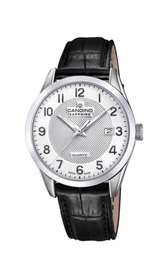 Swiss Men's CANDINO watch, silver. Collection COUPLE. C4710/A