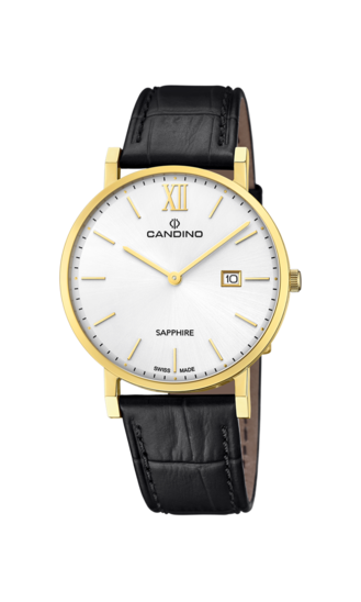 Swiss Men's CANDINO watch, white. Collection COUPLE. C4726/1