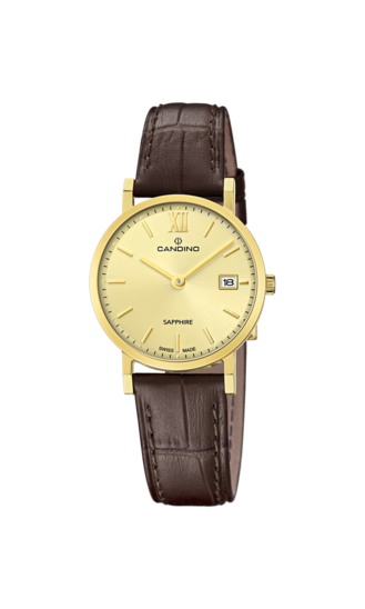 Swiss Women's CANDINO watch, beige. Collection COUPLE. C4727/2