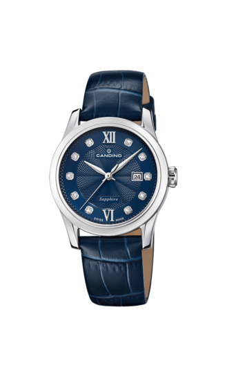 Blauw Dames Zwitsers Horloge CANDINO LADY ELEGANCE. C4736/2