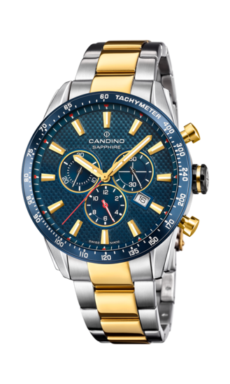 Swiss Men's CANDINO watch, blue. Collection GENTS SPORT. C4748/2