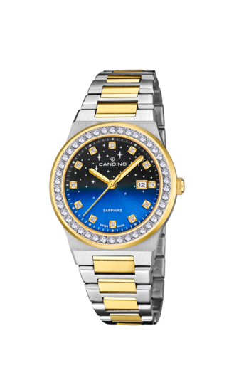 Reloj Suizo CANDINO para mujer, colección CONSTELLATION color Azul C4750/3