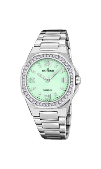 Groene Dames Zwitsers Horloge CANDINO LADY ELEGANCE. C4753/2